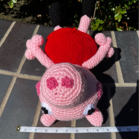 Hand Crocheted Peppa Pig Stuffed Animal Plushie! - Picture 9 of 17